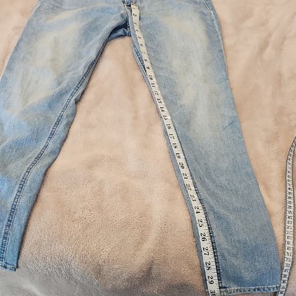 Abercrombie & Fitch Light Blue Straight Leg Jeans Size 27 - Picture 12 of 14